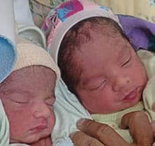 Preeti shyam blessed with twin boys