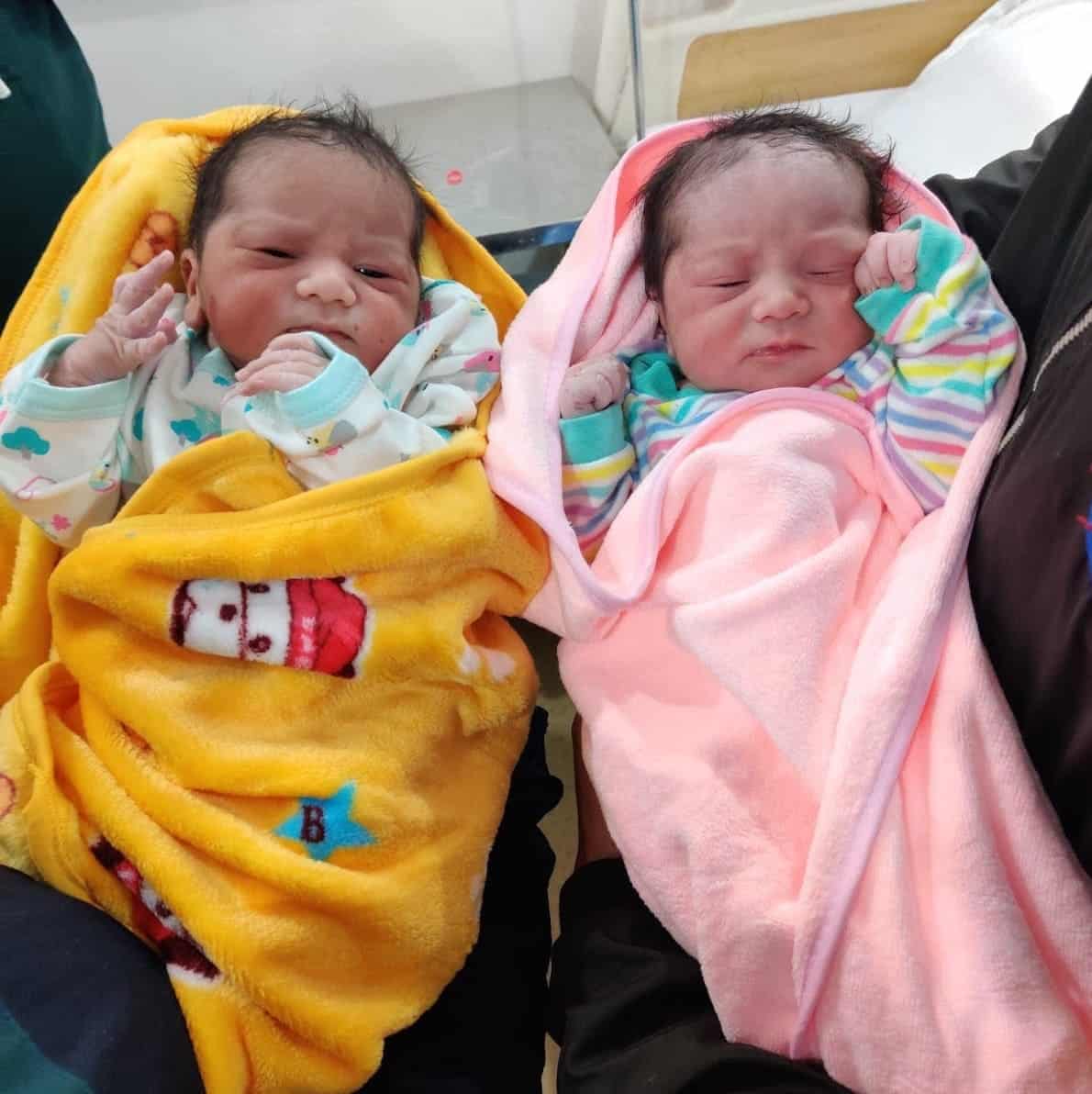 Ritu & Amit blessed with twins Baby girl