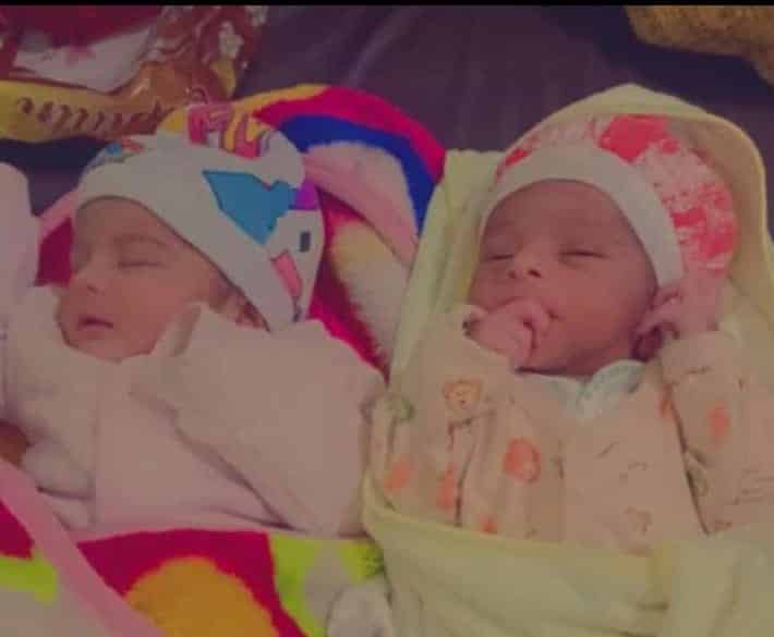 Neha & Devender's Blessed With Twins Boy & Girl
