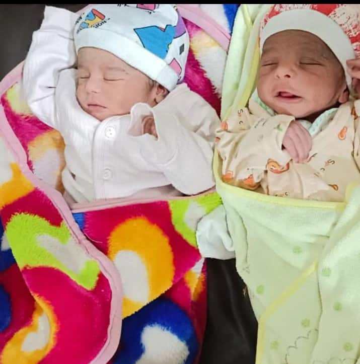 Neha & Devender blessed with Twin Baby Boy & Baby Girl