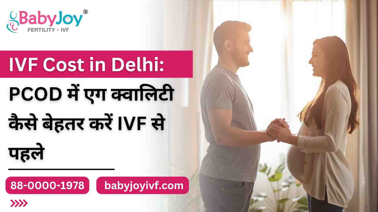 IVF Cost in Delhi: PCOD में एग क्वालिटी कैसे बेहतर करें IVF से पहले