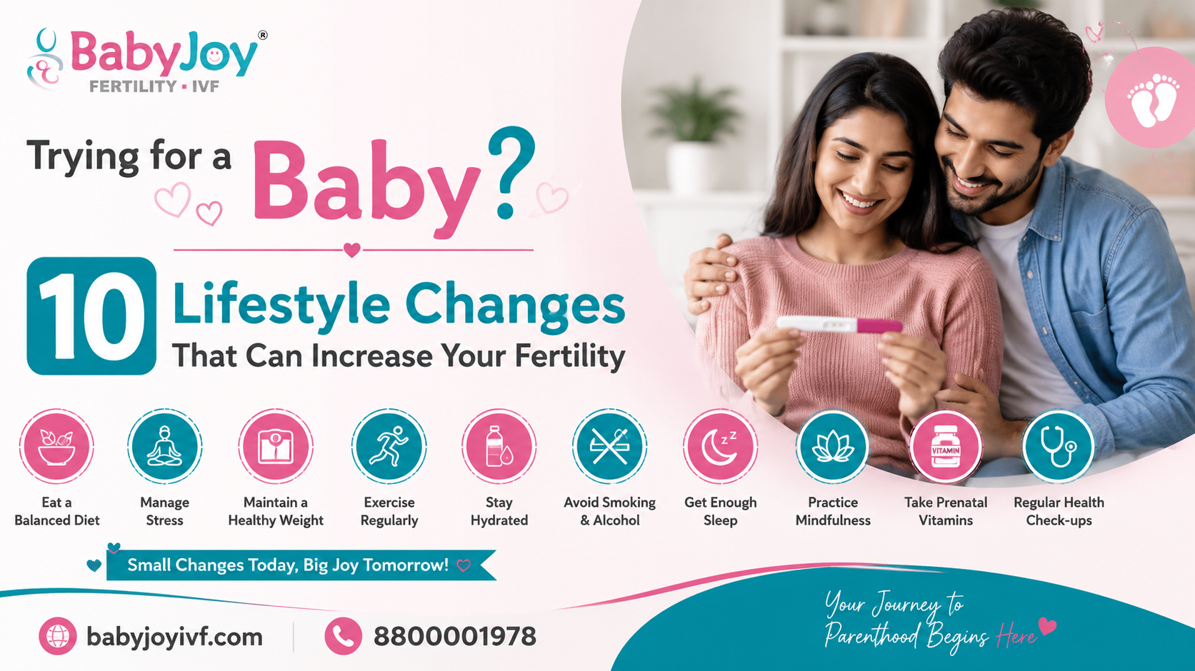 Trying for a Baby 10 Lifestyle Changes That Can Increase Your Fertility