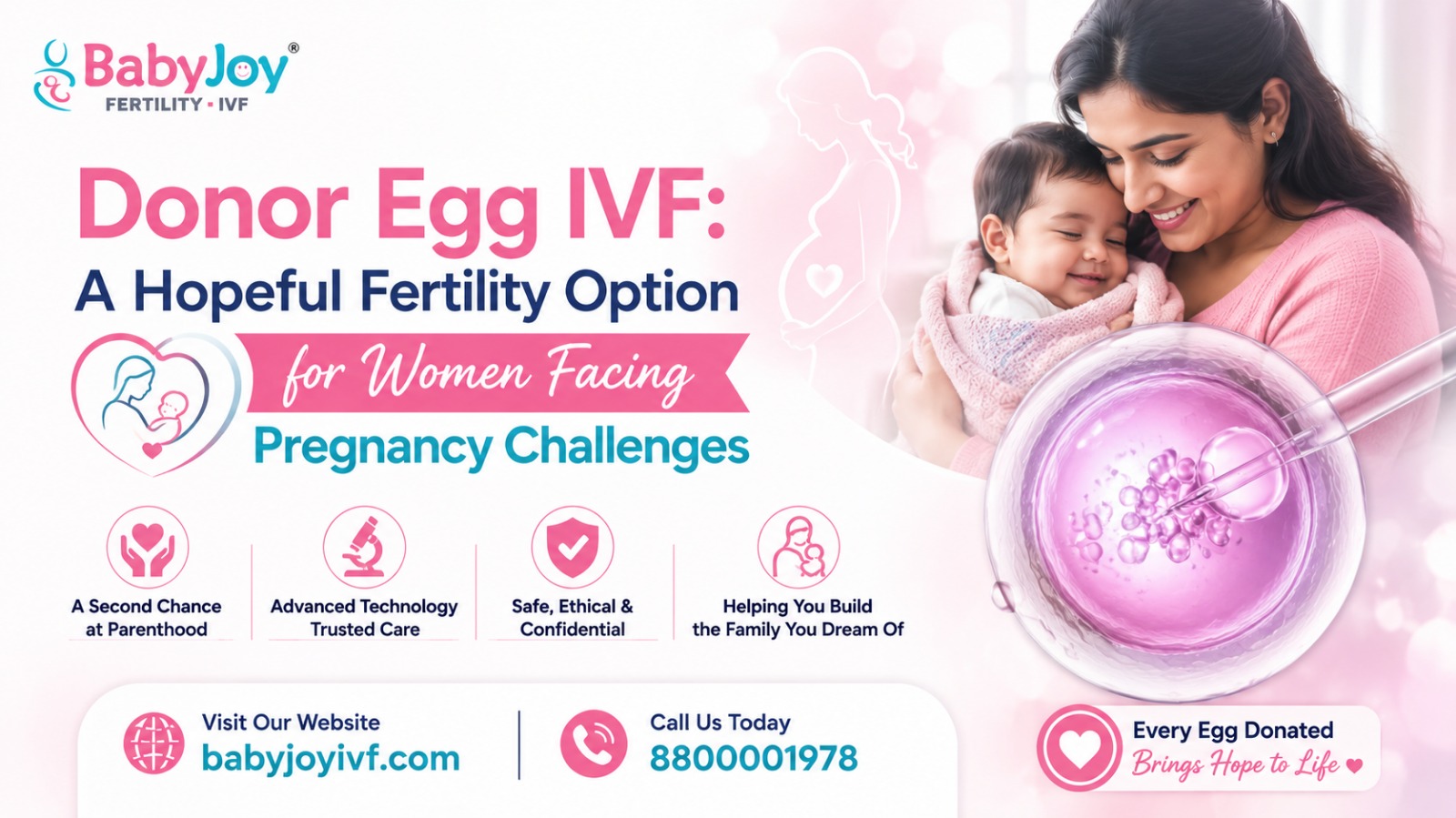 Donor Egg IVF A Hopeful Fertility Option for Women Facing Pregnancy Challenges